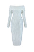 Melody Off Shoulder Mesh Dress Dresses EDGE